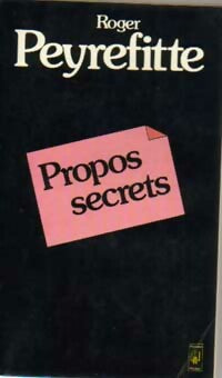 Propos secrets - Roger Peyrefitte -  Pocket - Livre