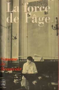 La force de l'âge - Simone De Beauvoir -  Le Livre de Poche - Livre