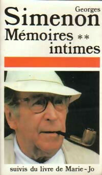 Mémoires intimes Tome II - Georges Simenon -  Pocket - Livre