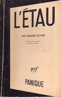 L'étau - Edward Atiyah -  Panique - Livre