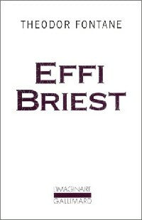 Effi Briest - Theodor Fontane -  L'imaginaire - Livre