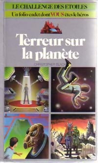 Le challenge des étoiles Tome III : Terreur sur la planète - Christopher Black -  Folio Cadet - Livre