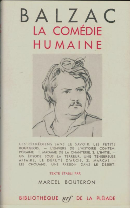La comédie humaine Tome VII - Honoré De Balzac -  La Pléiade - Livre