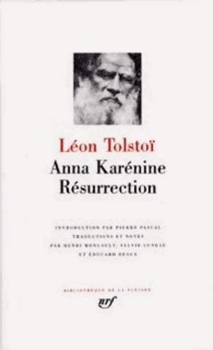 Anna Karénine - Leo Tolstoy -  La Pléiade - Livre