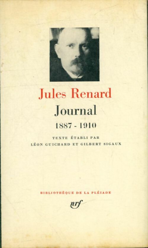 Journal - Jules Renard -  La Pléiade - Livre