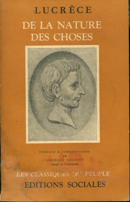 De la nature des choses - Lucrèce -  Les Classiques du Peuple - Livre