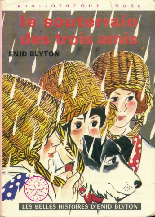 Le souterrain des trois amis - Enid Blyton -  Bibliothèque rose (3ème série) - Livre