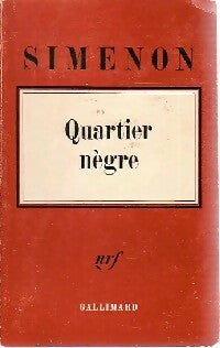 Quartier nègre - Georges Simenon -  Simenon - Livre