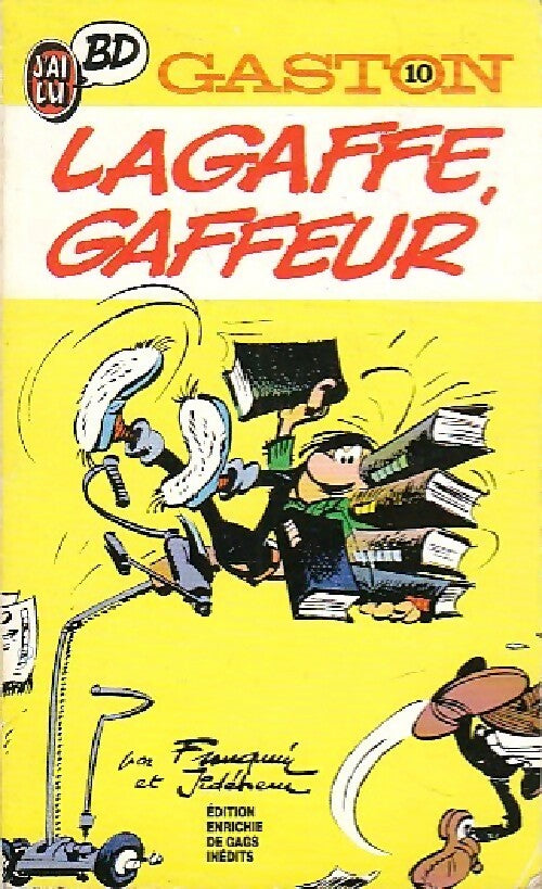 Gaston Tome X : Lagaffe, gaffeur - Franquin -  J'ai Lu BD - Livre