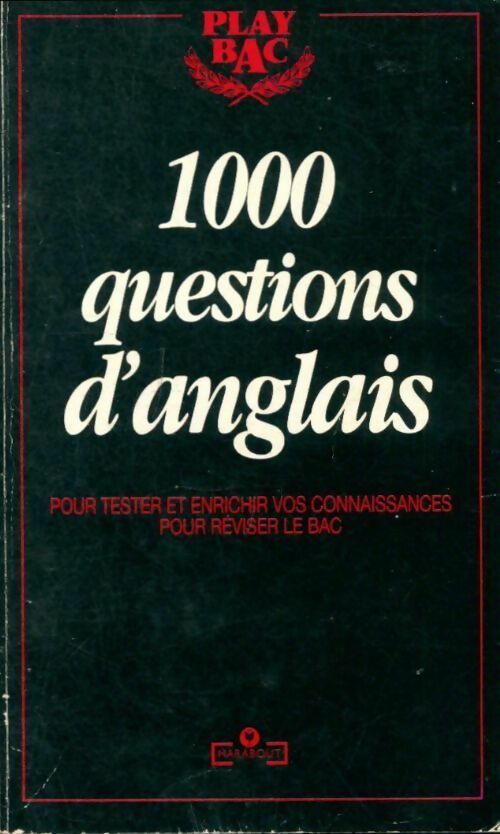 1000 questions d'anglais - Collectif -  Service (2ème série) - Livre