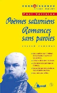 Poèmes saturniens - Paul Verlaine -  Connaissance d'une Oeuvre - Livre