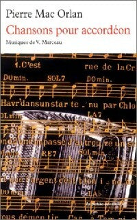 Chansons pour accordéon - Pierre Mac Orlan -  La petite vermillon - Livre