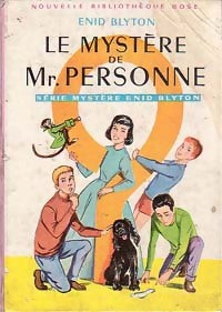 Le mystère de M. Personne - Enid Blyton -  Bibliothèque rose (2ème série - Nouvelle Bibliothèque Rose) - Livre