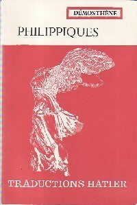 Philippiques - Démosthène -  Traductions Hatier - Livre