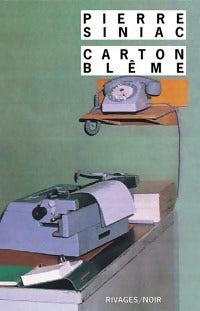 Carton blême - Pierre Siniac -  Noir - Livre