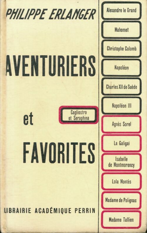 Aventuriers et favorites - Philippe Erlanger -  Pocket - Livre