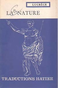La nature - Lucrèce -  Traductions Hatier - Livre
