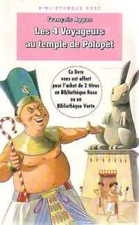 Les 4 voyageurs au temple de Polopêt - François Appas -  Bibliothèque rose (4ème série) - Livre