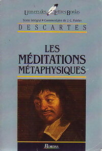 Les méditations métaphysiques - René Descartes -  Univers des Lettres - Livre