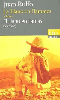 Le Llano en flammes - Rulfo Jean -  Folio Bilingue - Livre