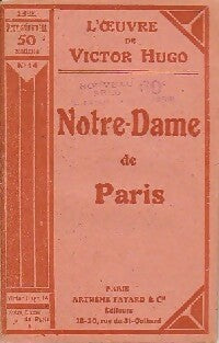 Notre Dame de Paris Tome IV - Victor Hugo -  L'oeuvre de Victor Hugo - Livre