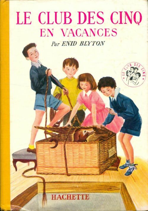 Le club des cinq en vacances - Enid Blyton -  Bibliothèque rose (1ère série) - Livre