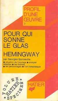 Pour qui sonne le glas - Ernest Hemingway -  Profil - Livre
