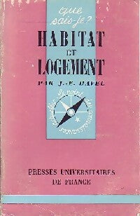 Habitat et logement - J.-E. Havel -  Que sais-je - Livre
