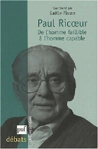 Paul Ricoeur - Gaëlle Fiasse -  Débats philosophiques - Livre