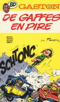 Gaston Tome XIII  De Gaffes en pire - Franquin -  J'ai Lu BD - Livre