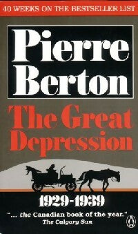 The great depression - Pierre Berton -  Non-fiction - Livre