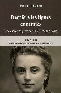 Espionne chez les nazis - Marthe Cohn -  Texto - Livre