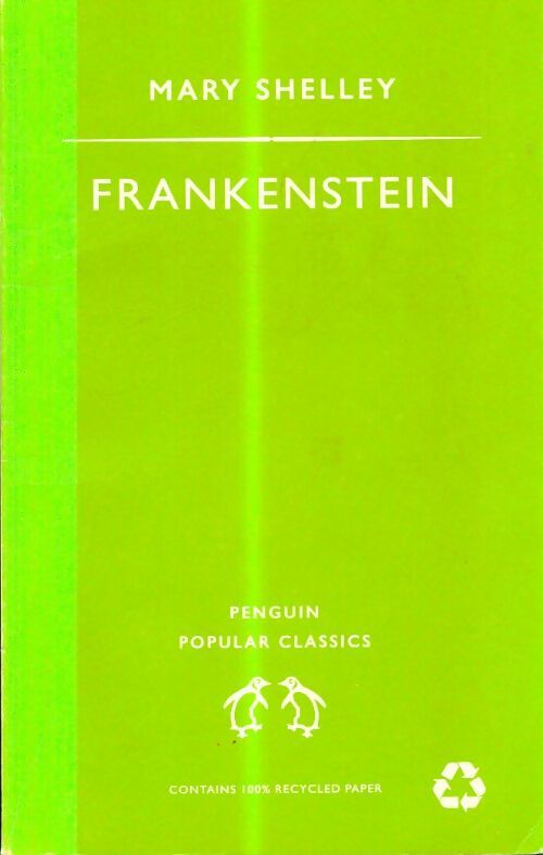 Frankenstein - Mary Shelley -  Penguin popular classics - Livre