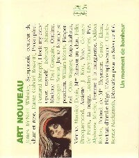 Art nouveau - Jean-Paul Bouillon -  Un moment de bonheur - Livre