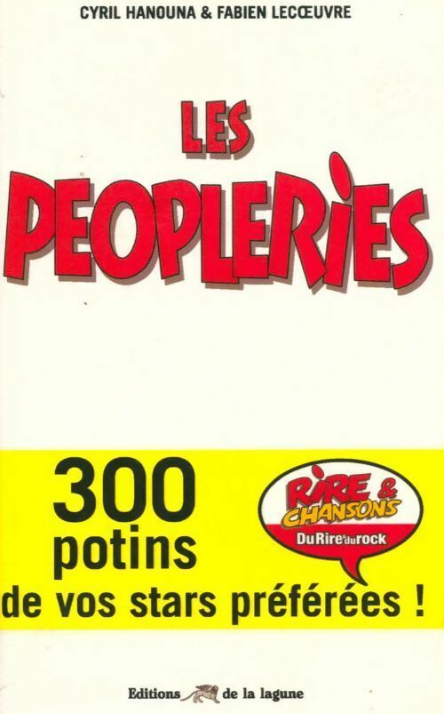 Les peopleries - Fabien Lecoeuvre -  Lagune GF - Livre