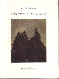 L'évidence de la nuit - Yves Peyré -  Deyrolle GF - Livre