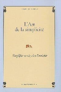 L'art de la simplicité - Dominique Loreau -  Marabout GF - Livre