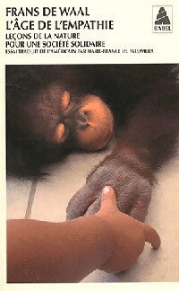 L'âge de l'empathie - Frans De Waal -  Babel - Livre