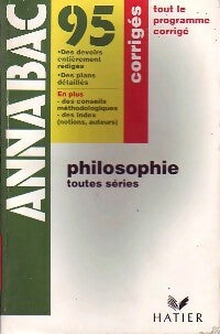 Philosophie toutes séries 1995 : Corrigés - Michel Falck -  Annabac - Livre
