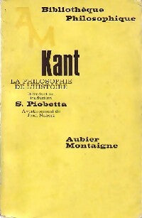La philosophie de l'histoire - Emmanuel Kant -  Bibliothèque philosophique - Livre