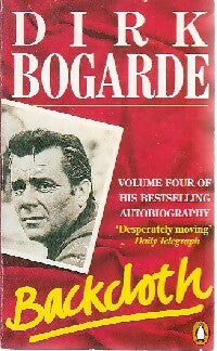 Backcloth - Dirk Bogarde -  Penguin book - Livre