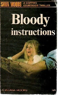 Bloody instructions - Sara Woods -  Fontana books - Livre