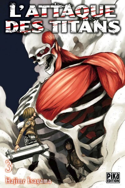 L'attaque des titans Tome III - Hajime Isayama -  Manga - Pika - Livre
