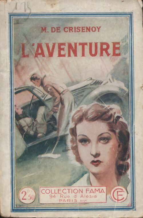 L'aventure - Marie De Crisenoy -  Fama - Livre