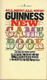 Guinness new game book - Norris McWhirter -  Bantam books - Livre