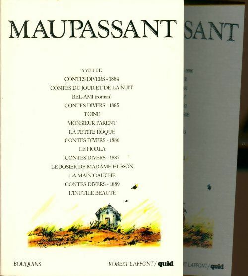 Coffret 2 Volumes : Contes et nouvelles Tome I et Tome II - Guy De Maupassant -  Bouquins - Livre