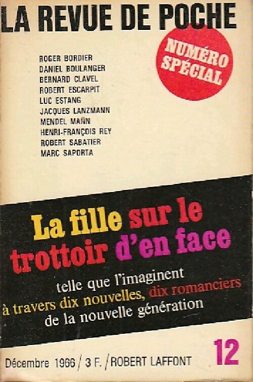 La fille sur le trottoir d'en face - Collectif -  La Revue de Poche - Livre