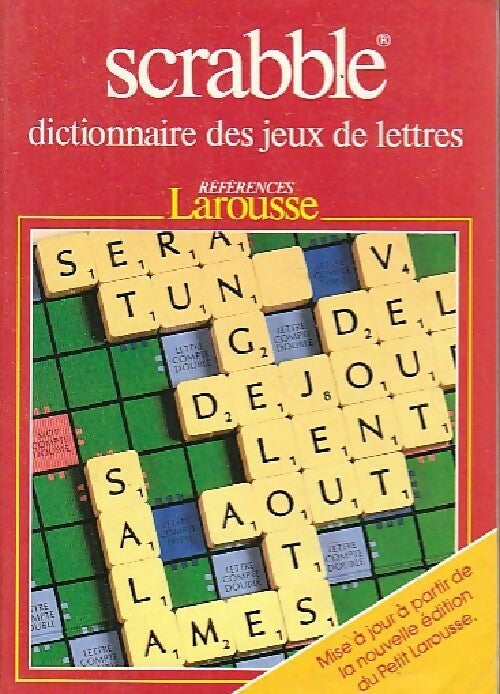 Larousse du scrabble - Michel Pialat -  Dictionnaire de Poche de la Langue Française - Livre