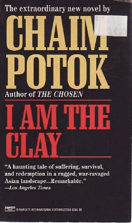 I am the clay - Chaïm Potok -  Fawcett book - Livre