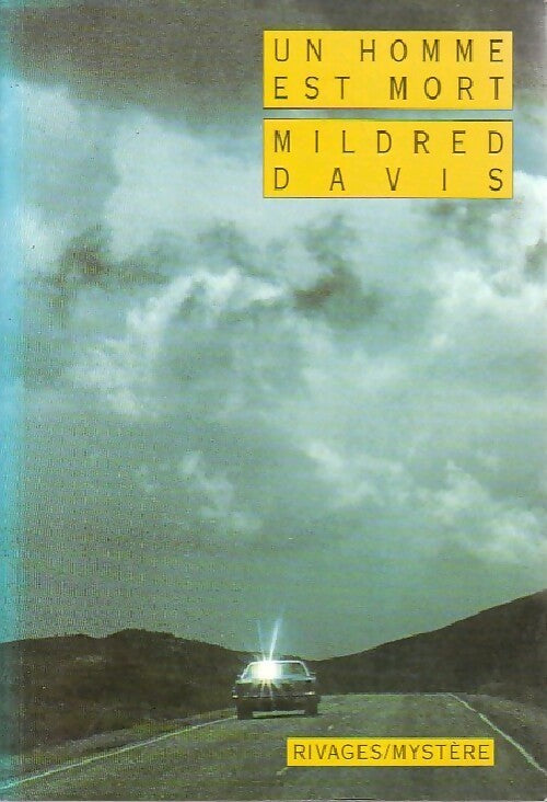 Un homme est mort - Mildred Davis -  Mystère - Livre